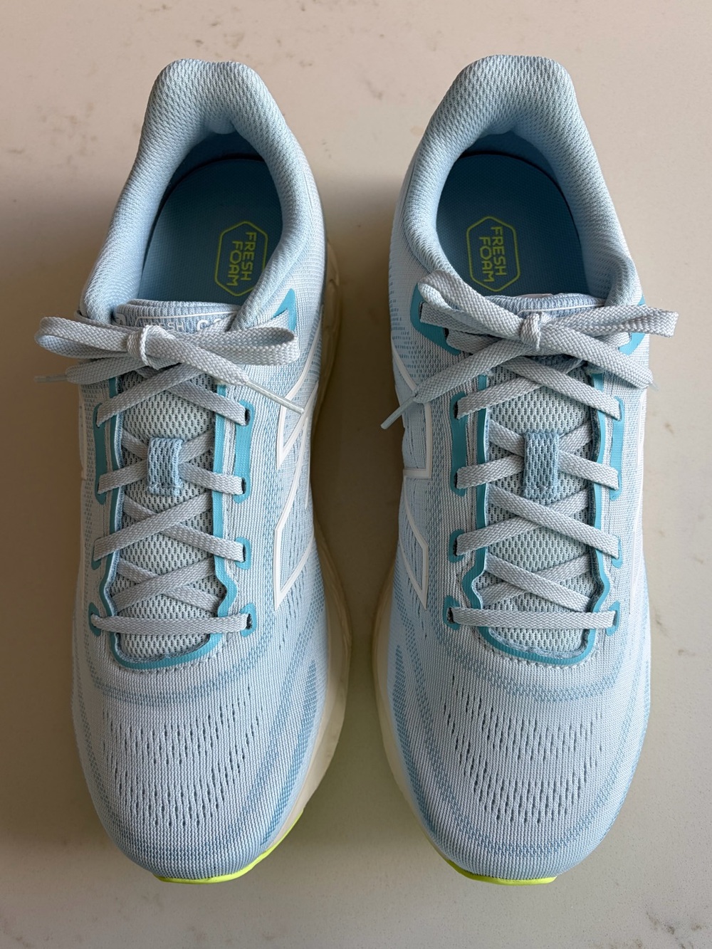 New Balance Fresh Foam 680 v8 Light Blue Women's Running Sneakers Size 10.5